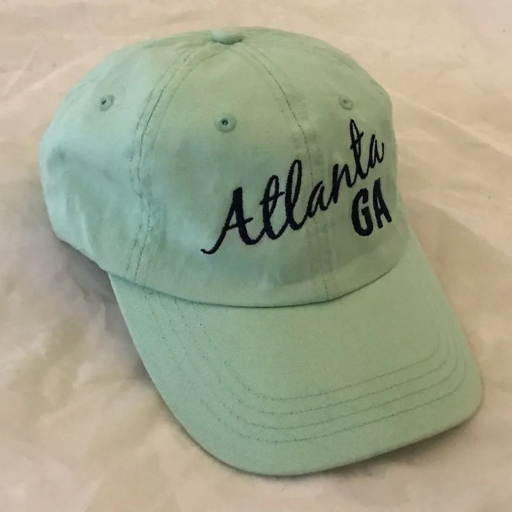 Atlanta Georgia Mint Baseball Hat